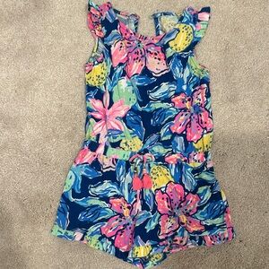 Lilly Pulitzer girl romper! 🌸 size 4-5